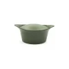 Cocotte fonte d'aluminium vert fougère Ø 28 cm