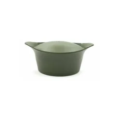 Cocotte fonte d'aluminium vert fougère Ø 28 cm