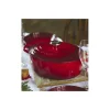 Cocotte fonte signature ovale cerise ø 40 cm