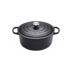 Cocotte fonte signature ronde noire ø 20 cm