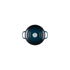 Cocotte fonte Signature ronde bleu nuit Ø 20 cm