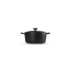 Cocotte fonte signature ronde noire ø 24 cm