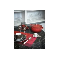 Cocotte fonte signature ronde cerise ø 28 cm