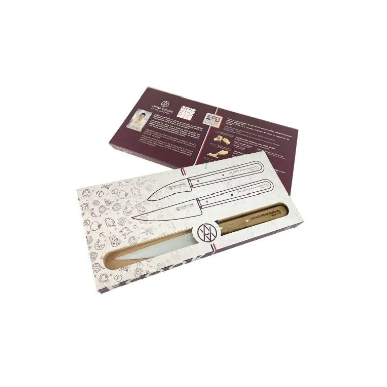 Coffret 3 couteaux d'office Ecook Anne-Sophie Pic