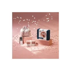 Coffret déjeuner lunchbox rose moka