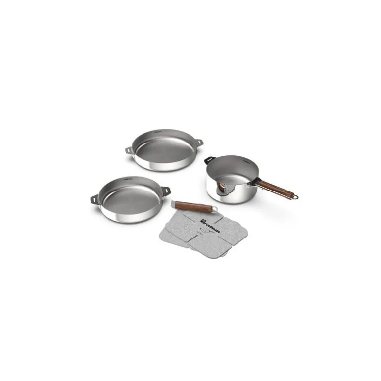Coffret trio La Merveilleuse 1 casserole et 2 poêles ø 20, 24 et 28 cm
