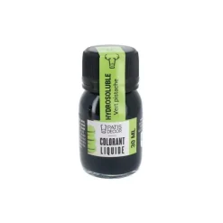 Colorant liquide hydrosoluble vert pistache 30 ml