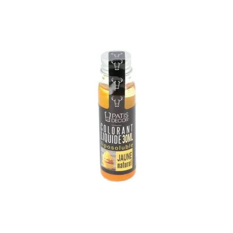 Colorant naturel liquide liposoluble jaune 30 ml