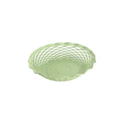 Corbeille à pain Vintage ronde vert pastel