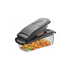 Coupe légumes avec bac récupérateur