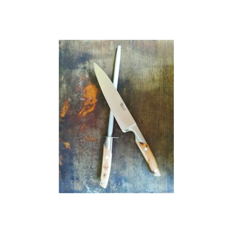Couteau de cuisine Le Thiers bois de cade 20 cm