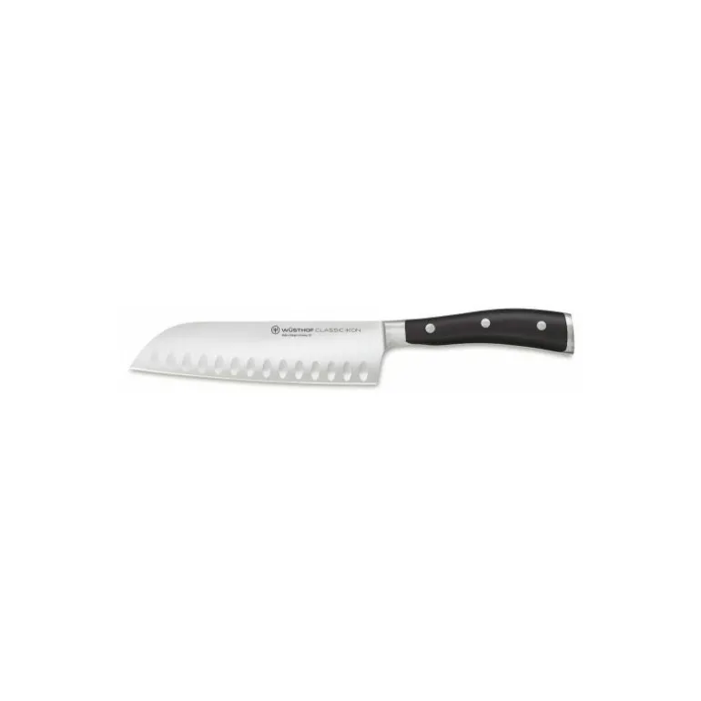 Couteau santoku alvéolé Ikon 17 cm
