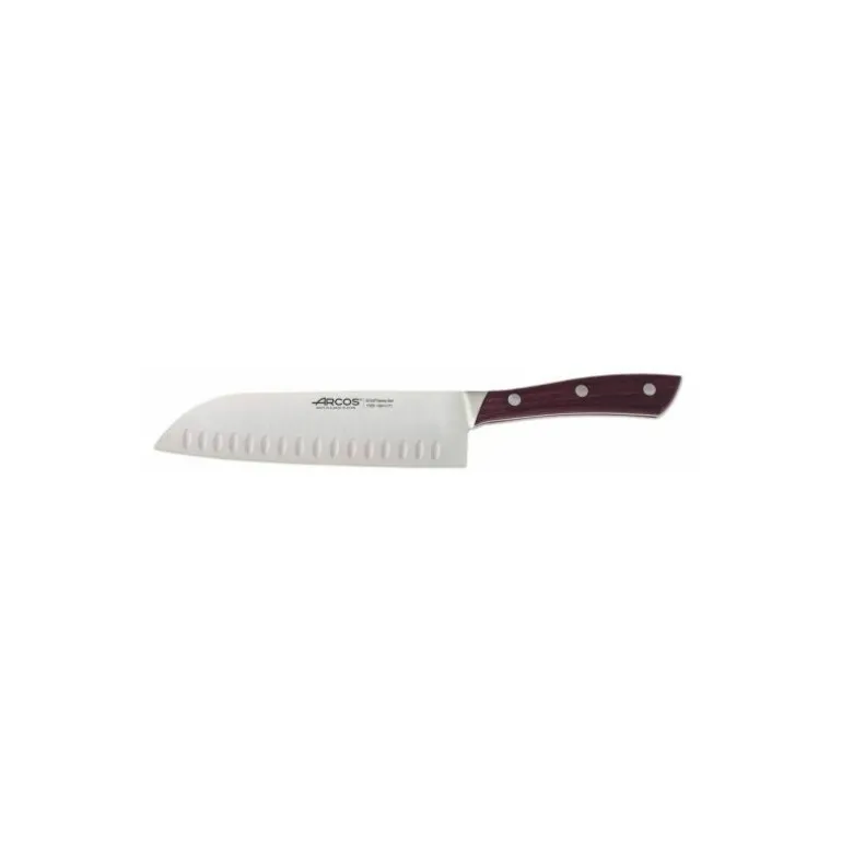 Couteau santoku alvéolé natura 18 cm