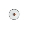 Couvercle en verre de sécurité bouton bois ø 24 cm