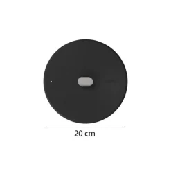 Couvercle inox La Merveilleuse noir graphite Ø 20 cm
