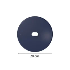 Couvercle inox La Merveilleuse bleu myrtille Ø 20 cm