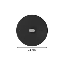 Couvercle inox La Merveilleuse noir graphite Ø 24 cm