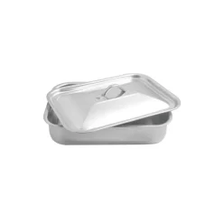 Couvercle inox nid d'abeille pour plat à four 35 x 26 cm
