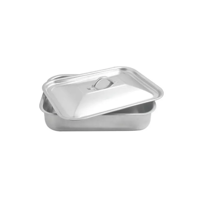 Couvercle inox nid d'abeille pour plat à four 30 x 22 cm