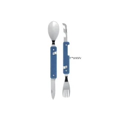 Couverts nomades pliants 13h25 alu bleu