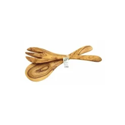 Couverts à spaghetti bois d'olivier 30 cm