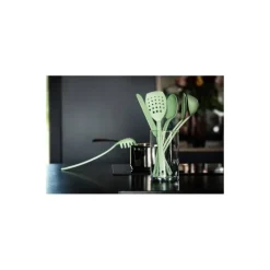 Cuillère de service en polyamide vert pastel