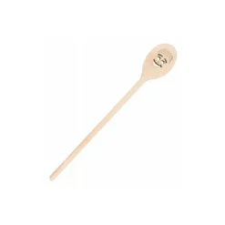 Cuillère sourire ovale bois 30 cm