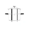 Cuiseur vapeur biome anse mutine 2 noir ø 24 cm