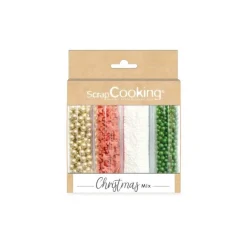Décor comestible en sucre Christmas Mix - par 4