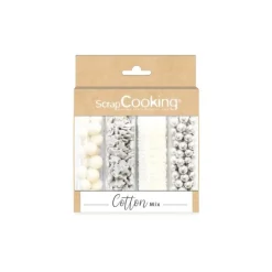 Décor comestible en sucre Cotton - par 4