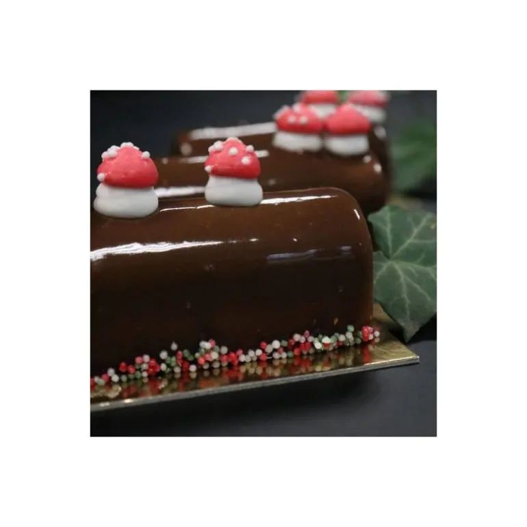 Décors sucre champignons rouge 40 g