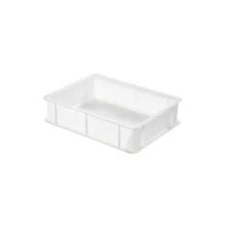 Demi-bac à pâtons PEHD blanc 40 x 30 x 10 cm 9 L