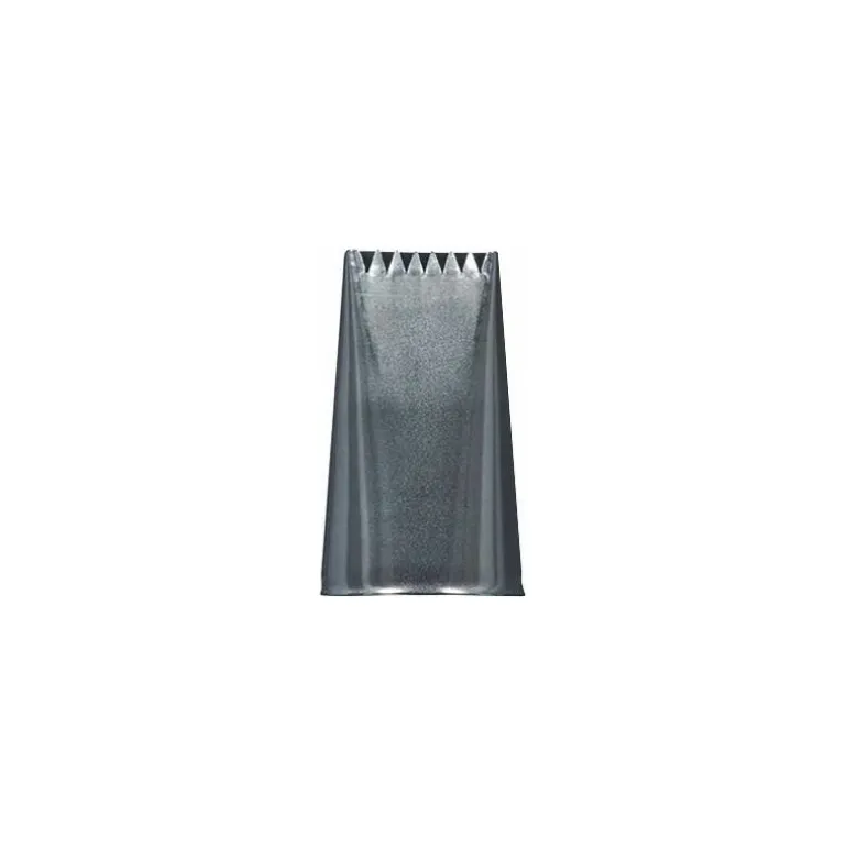 Douille à bûche plate 6 dents inox 1,6x0,2cm