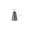 Douille cannelée A8 8 dents inox