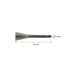 Douille à garnir inox ø 0,6 cm