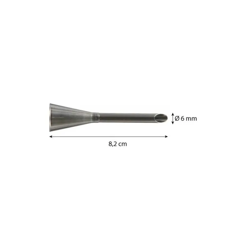 Douille à garnir inox ø 0,6 cm
