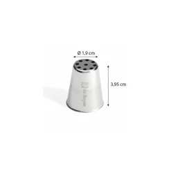 Douille à nid 9 trous inox ø 2cm
