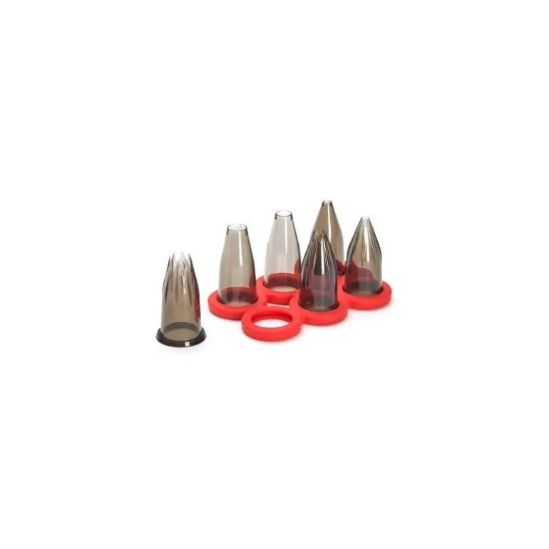 Douilles Classic tritan et support pour tube piston - lot de 6