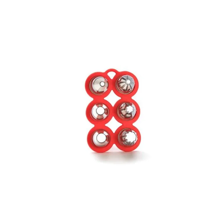 Douilles Classic tritan et support pour tube piston - lot de 6