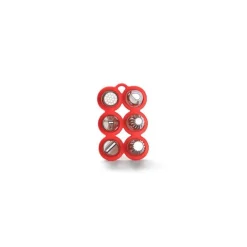 Douilles Creatif tritan et support pour tube piston - lot de 6
