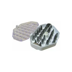 Douilles en inox avec adaptateur coffret de 26
