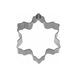 Emporte pièce inox cristal de neige 6 cm
