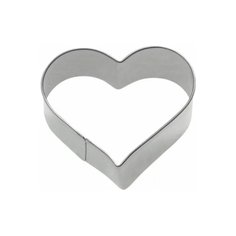 Emporte pièce inox cœur 6 cm