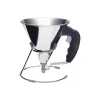 Entonnoir à piston avec support 0,8 L