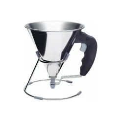 Entonnoir à piston avec support 0,8 L