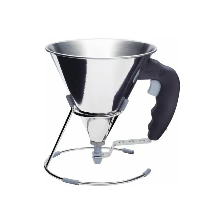 Entonnoir à piston avec support 0,8 L
