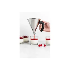 Entonnoir à piston avec support 0,8 L
