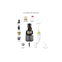 Extracteur de jus Kuvings EVO820 gris anthracite