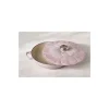 Faitout fonte émaillée pétales shell pink ø 26 cm