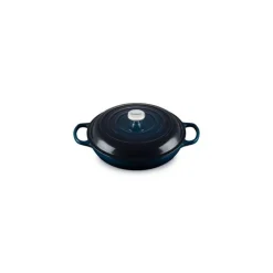 Faitout fonte Signature rond bleu nuit ø 30 cm